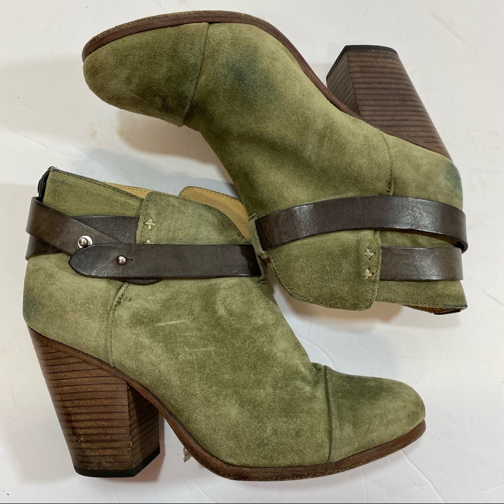 Rag & Bone Harrow Suede Boot Booties - image 1